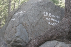 Known as the painted rocks.