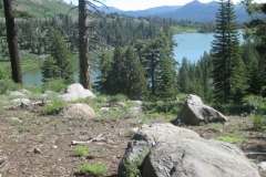 A resting place above red Lake.